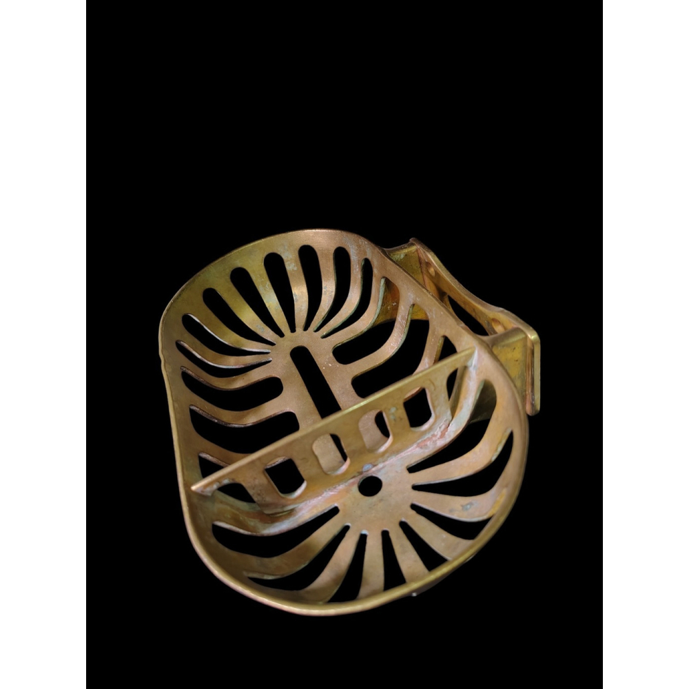 antique brass bathroom kitchen soap holder Art deco victorian sponge tub
